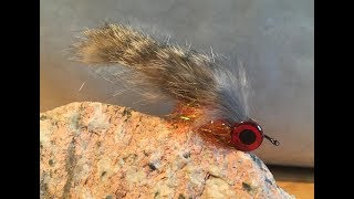 Perch Jig Zonker Fly  Predator Streamer [upl. by Obel]