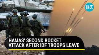 Hamas Rains Rockets On Israel After Troops Exit Khan Younis IDF Gears Up For Rafah Invasion [upl. by Nov]