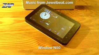 Window N50 Android Tablet MID from Merimobilescom Rockchip RK2918 ColonelZap [upl. by Cha]