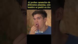 🤣Al probar caramelos de diferentes planetas este moviemovie pelis mrbeast curiosidades [upl. by Ynej245]