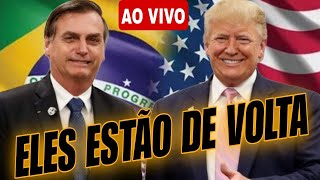 Eles estão de volta  Donald Trump quer Bolsonaro na sua posse [upl. by Pruter]