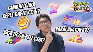 Jangan Salah Pakai Penjelasan Aeos Coin Ticket Gem dan Lainnya  Tutorial Pokemon UNITE Indonesia [upl. by Fusuy]