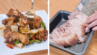 The Best Twice Cooked Pork  How To Make Pork Recipes For Dinner [upl. by Eednar864]