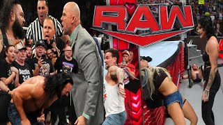 BRON RETAINS GUNTHER RANT BORING JOBBERS WWE RAW REVIEW 12TH AUGUST 2024 WWE [upl. by Elleval362]