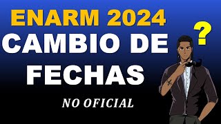 CAMBIO DE FECHAS ENARM 2024 EN VIVO [upl. by Nahc]