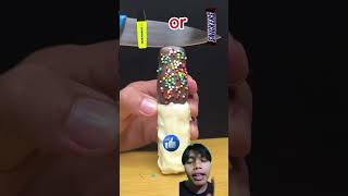 Stabilo atau snickers funny ytshorts satisfying challenge comedy reaction shorts [upl. by Gnof497]