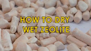 Zeolite Drying  Restoration Wet Zeolite [upl. by Lenahc]