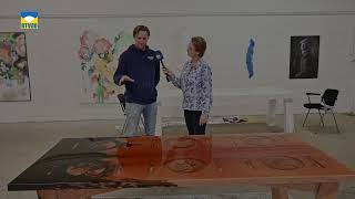 Kunst10daagse Bergen gesprek met kunstenaar Alexander Daub [upl. by Ahsinit]