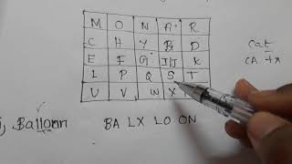 Play fair cipher problem in Tamil [upl. by Darb227]