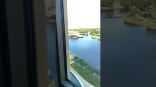 Coronado Springs Tower Room Tour and View shorts disney [upl. by Zurek]