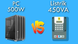 Apakah Listrik Rumah 450VA Bisa Ngangkat PC Dengan PSU 500W  MI Tech Tips amp Discussion [upl. by Jonie]