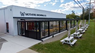 Stoett Retractable Vinyl Patio Screens at Mothfire Brewing Co [upl. by Nnahs]