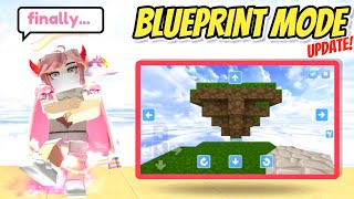 BLUEPRINT MODE Update in Skyblock [upl. by Box]