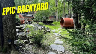 The Coolest Poconos Airbnb Backyard [upl. by Elad805]