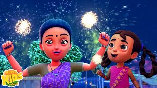 Diwali Ka Tyohar Aaya दिवाली का त्यौहार आया Festival Song and Hindi Cartoon Rhymes [upl. by Acisej]