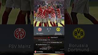 FSV Mainz vs Borussia Dortmund 091124 bundesliga shorts [upl. by Kleon]