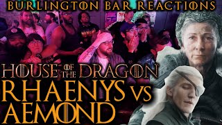 Rhaenys vs Aemond Scene Bar Reaction  S2x4 House of the Dragon  Burlington Bar [upl. by Llennoc685]