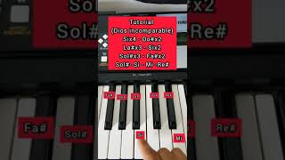 Dios incomparable  Marcos BarrientosTutorialmúsica cristianaaprende pianoclases de piano [upl. by Broddy]