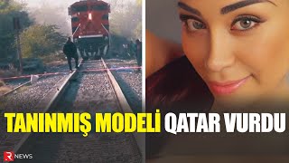 Fotosessiya etdirmək istəyən modeli sürət qatarı vurdu  RTV [upl. by Nappy]