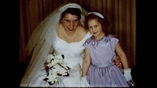 1956  Izzy Goldbaum  Adrian Tarnow Wedding  April 5 1956  reel 424 [upl. by Punke]