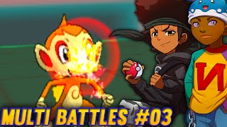 Pokemon X amp Y WiFi MultiBattles w Sacred  03 vs Team Sam amp Mario [upl. by Einama]