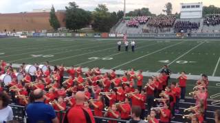 Claggett marching band debut in Medina [upl. by Nylinnej]