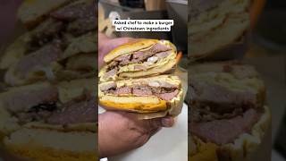 Chef Alvin Cailan makes a Chinatown burger 🍔 [upl. by Isborne]