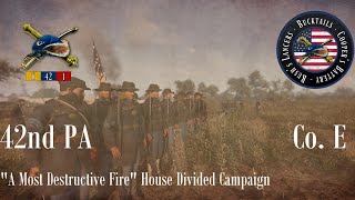 A Most Destructive Fire War of Rights 42nd PA [upl. by Nauqel169]