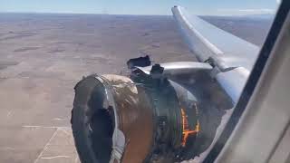 Engine FIRE Boeing 777200 United Denver to Honolulu [upl. by Aleras679]