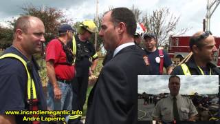 LacMégantic 19 juillet la Sûreté du Québec souligne le travail des intervenants [upl. by Ybreh]