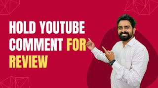 How to hold potentially inappropriate comments for review on Youtube video Youtube comment settings [upl. by Di]