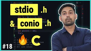 Stdioh and Conioh Header Files In C Language In Hindi By Nirbhay Kaushik [upl. by Yalonda]