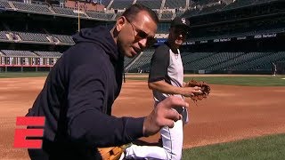 Nolan Arenado shows Alex Rodriguez why hes a Gold Glove third baseman  MLB on ESPN [upl. by Marcela]