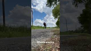 Benelli tnt 135 wheelie practice grom bikelife benelli wheeliebike do not attempt closed course [upl. by Kalfas]