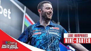 NINE DARTER Luke Humphries v Rob Cross  2024 Baltic Sea Darts Open [upl. by Babita]