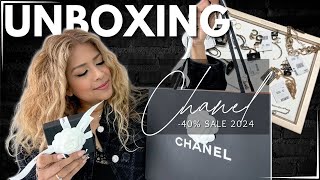 CHANEL Luxury Unboxing  CHANEL 40 Off Sale 2024 Jewelry Shopping Haul Vlog [upl. by Nessaj453]