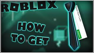 PROMO CODE How to get the Neon Blue Tie ROBLOX [upl. by Piggy]