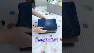 Stylish Pants Folding Hack to Save Space Shorts stylishtips pantsfolding foldingclothes [upl. by Ydassac]