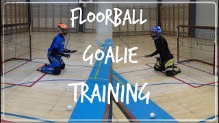 FLOORBALL GOALIE REACTION TRAINING DRILLS [upl. by Reimer]