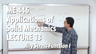 Applications of Solid Mechanics  Lecture 13 ME 446 [upl. by Elsworth302]