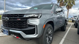 Exterior  Interior 2024 TAHOE Z71 in Sterling Gray Metallic chevrolet [upl. by Dicks]