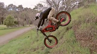 Jarryd McNeils first run on the Stealth B52 electric bike from Stealth Electric Bikes [upl. by Adnolohs357]