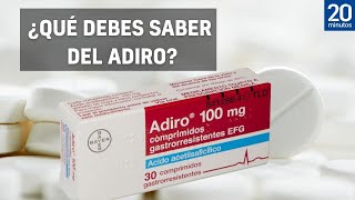 Qué debes saber del ADIRO uno de los MEDICAMENTOS más vendidos en España [upl. by Boulanger]