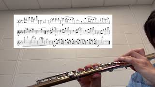 92324 practice log Demersseman 50 Etudes Melodiques no 1 [upl. by Vladamar]