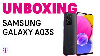 Galaxy A03s Unboxing LongLasting Battery and Expandable Storage  TMobile [upl. by Fisa371]