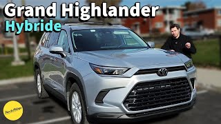 Le plus efficace des gros VUS   Toyota Grand Highlander 2024 [upl. by Ziegler]