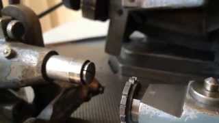 Henri Hauser Pivot Polisher Burnishing Machine Type 241 on nielsmachinescom [upl. by Nathanoj]