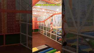 Main di Playground Leona naik Flying Fox shorts flyingfox shortsviral playground [upl. by Yawnoc]