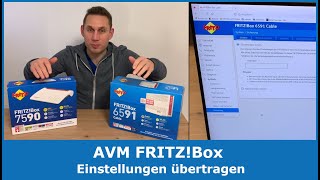 AVM FRITZBox  Daten Konfiguration amp Einstellungen sichern kopieren und übertragen Fritzbox [upl. by Dnumsed]