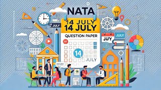 NATA Official JULY Questions 14 July asked in 2024  MCQs [upl. by Alaek]